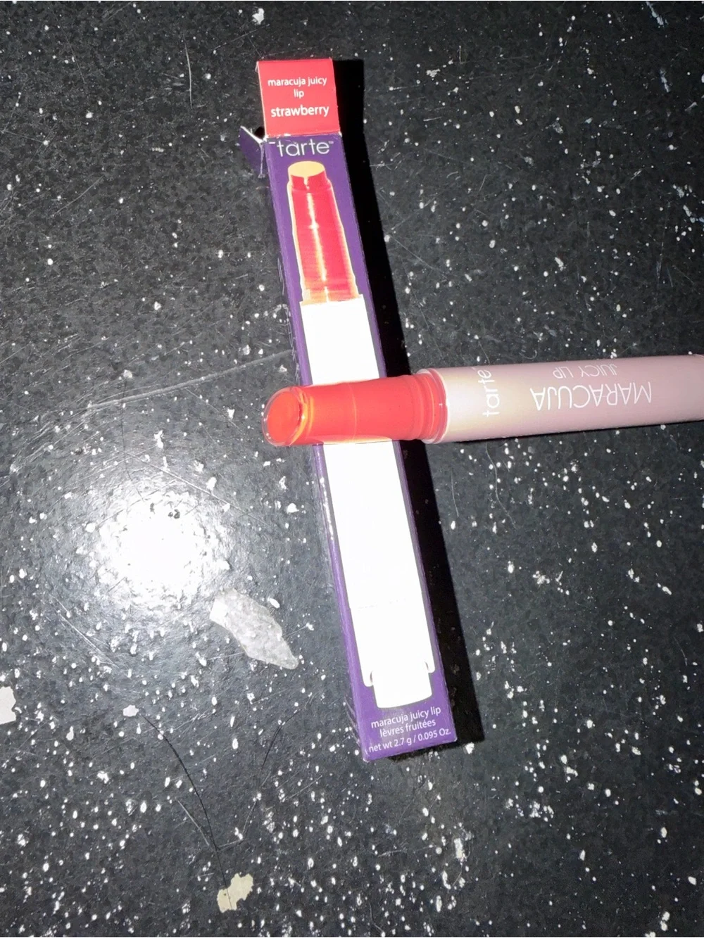 tarte Maracuja Juicy Lip Tint — Bright Strawberry Pink-Red